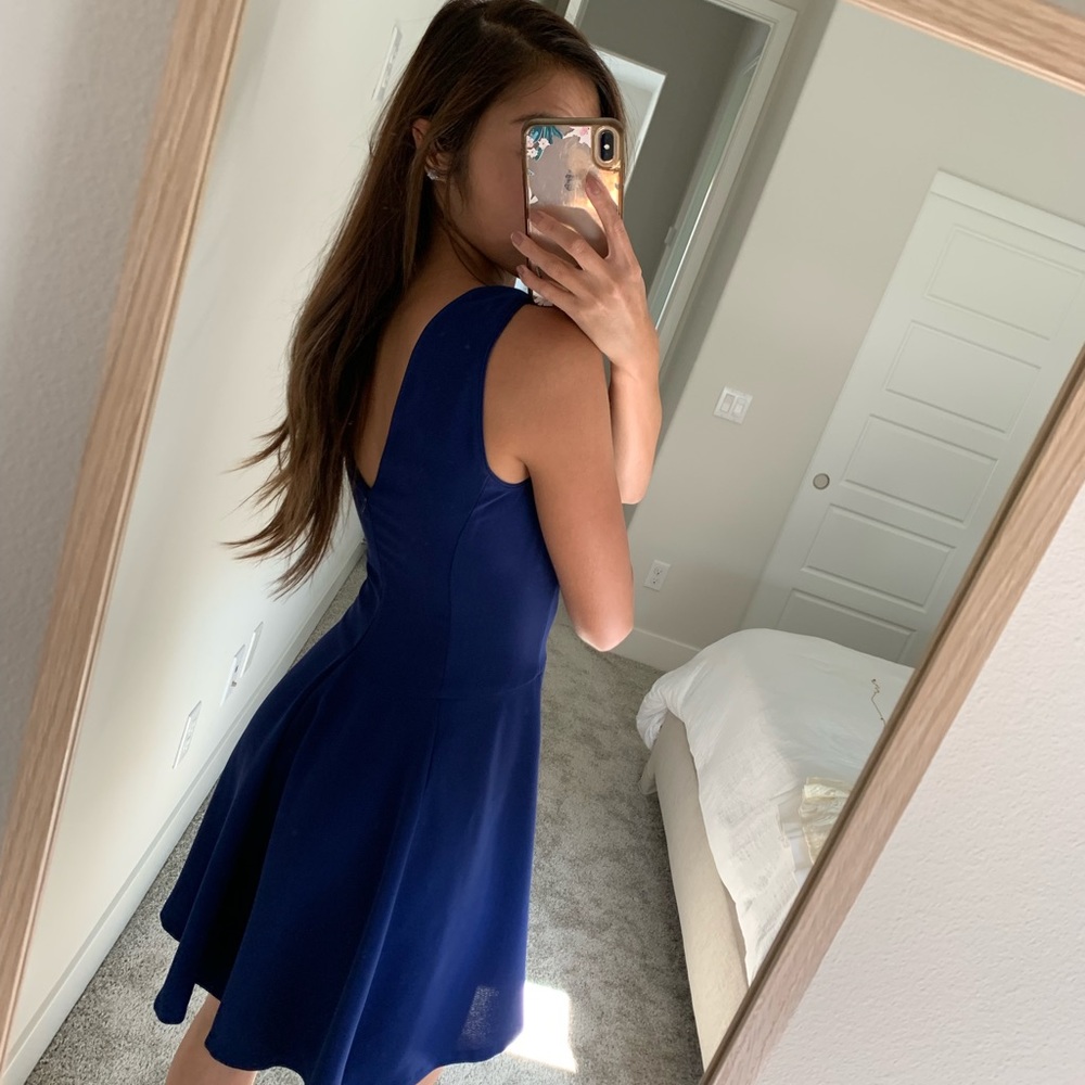 Purple Zara High Low Dress